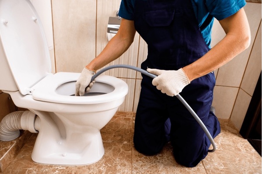Blocked toilet
